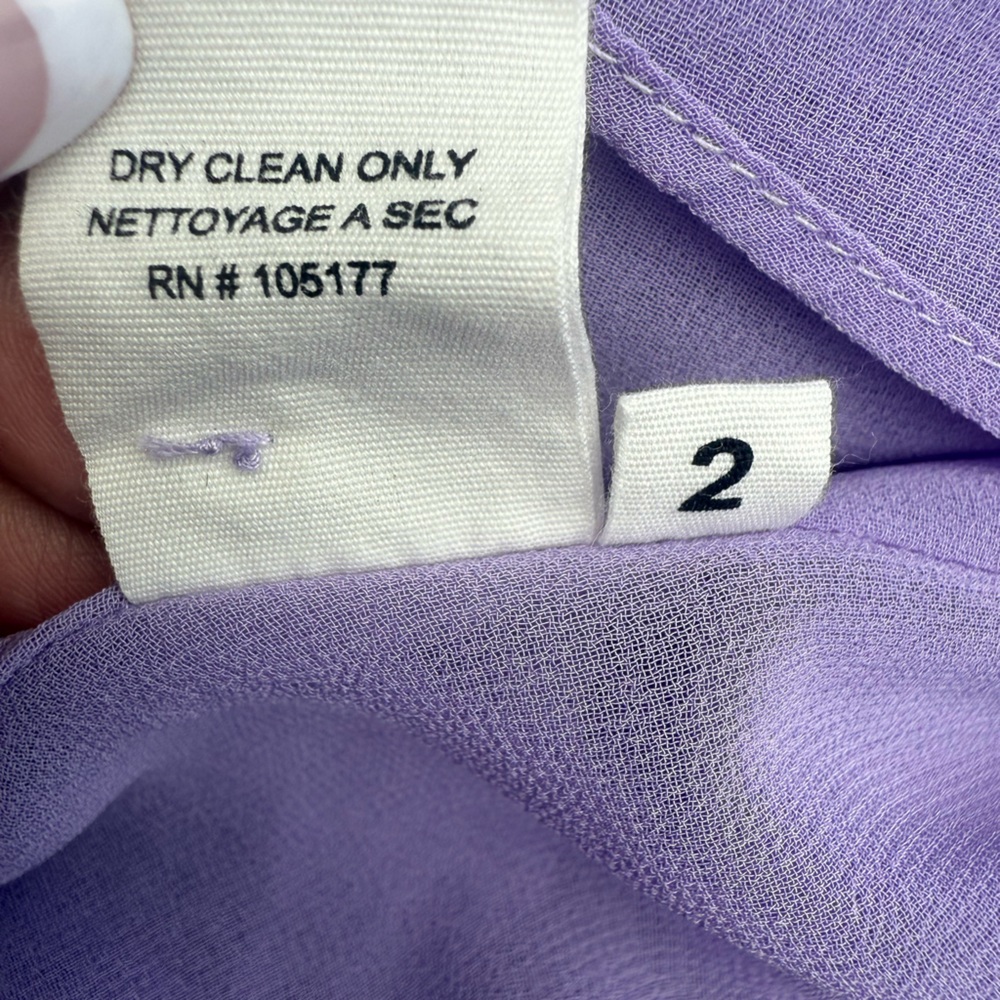 Ulla Johnson Lilac Aberdeen Ruffled Mini Dress - Picture 12 of 12